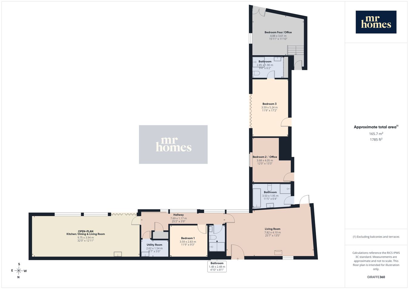 Oaklands, Caldicot floorplan