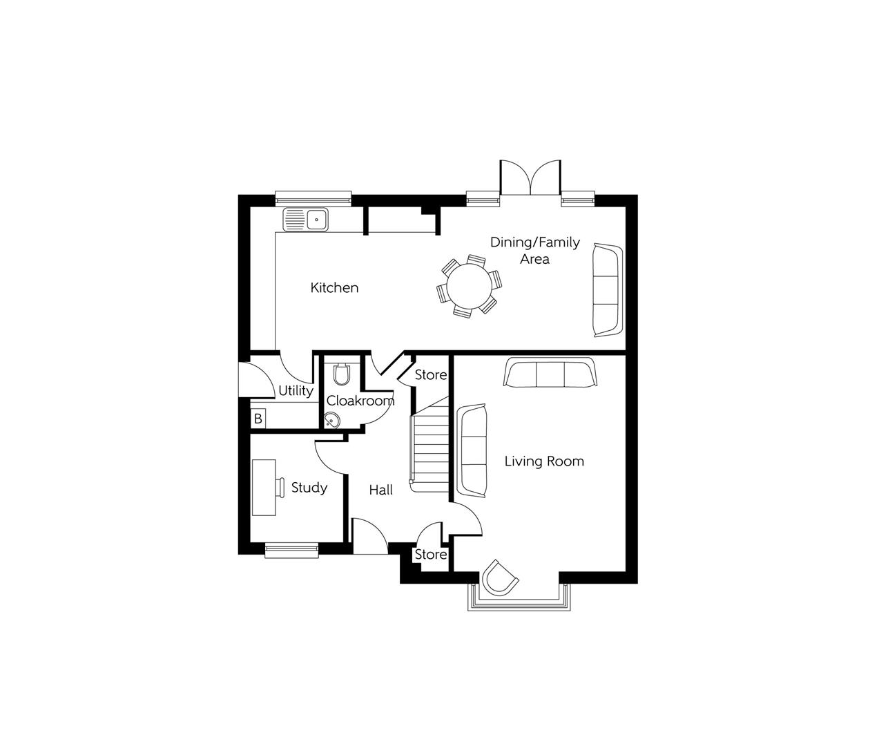 4 Bedrooms Detached house for sale in The Grassington, Stone Bridge View, Apperley Bridge BD10