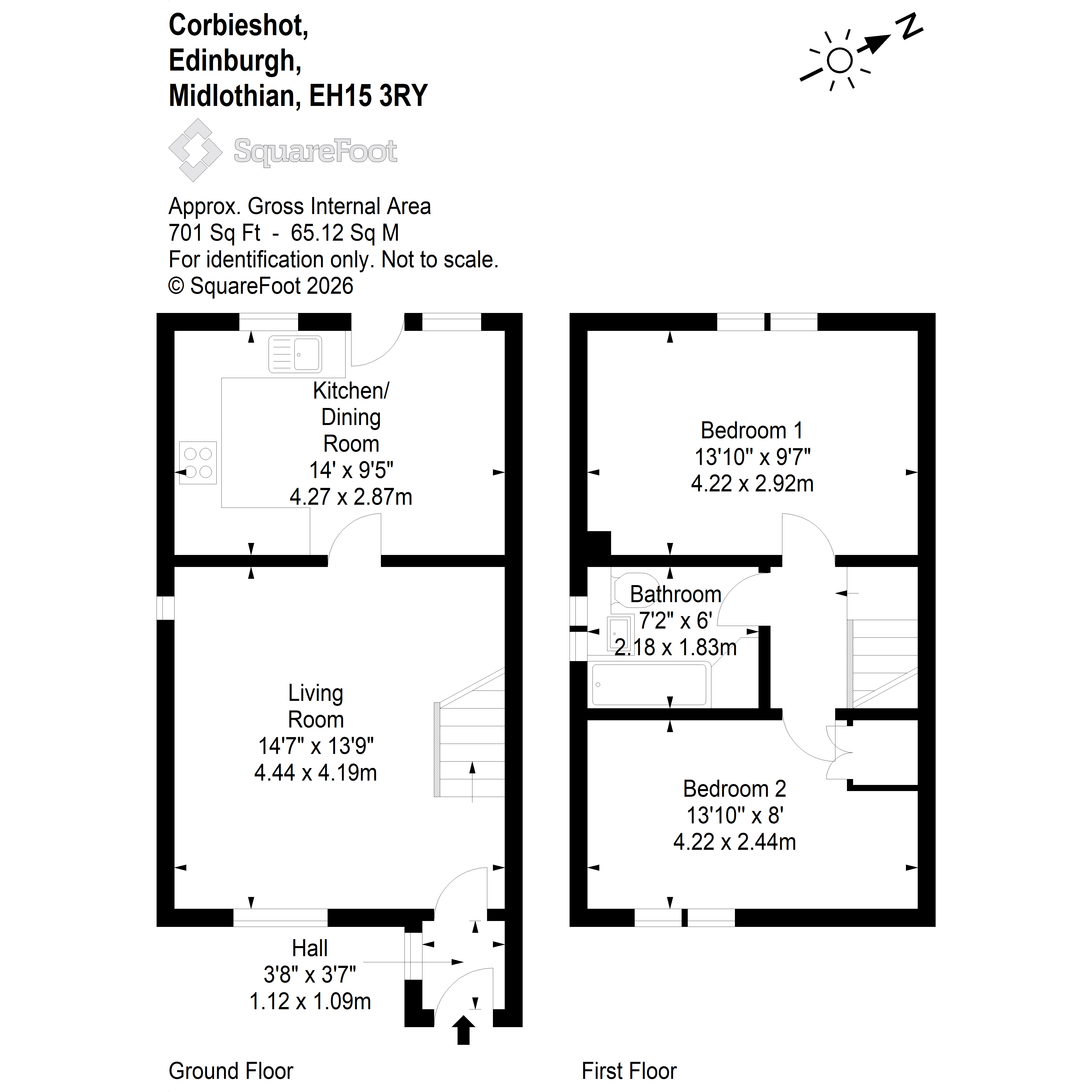 19, Corbieshot, The Jewel, Edinburgh floorplan
