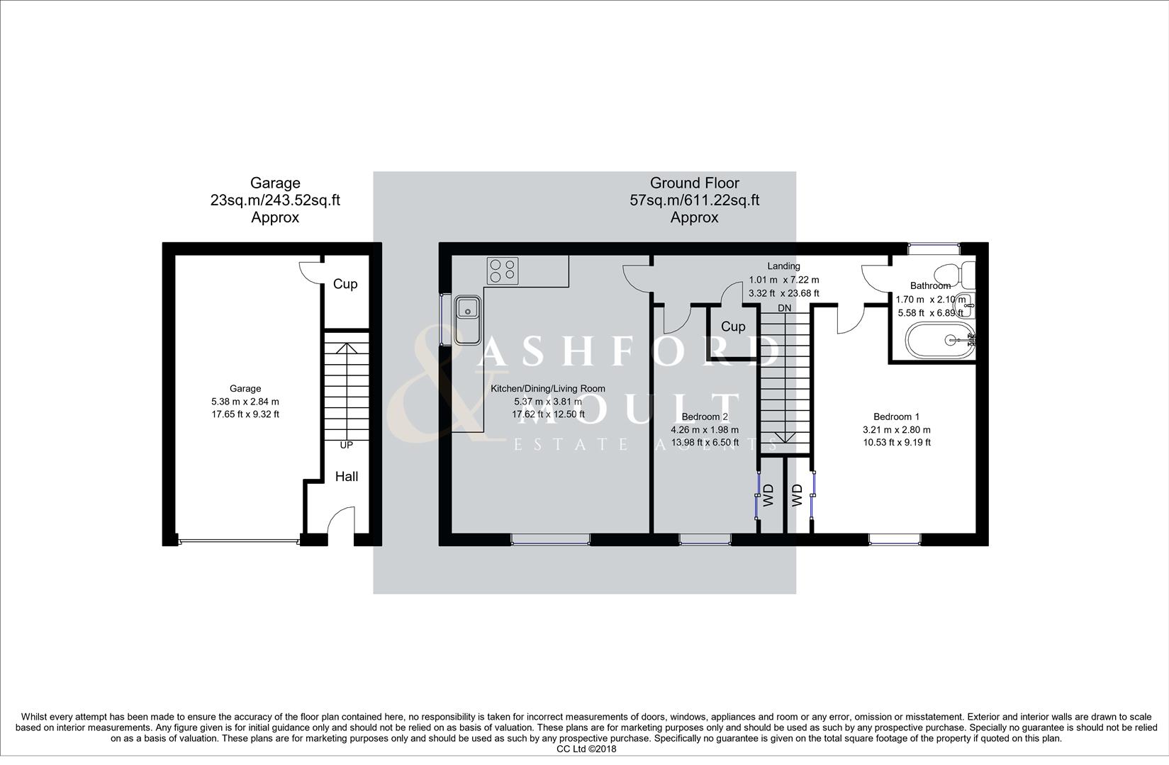 6, Oxgang Close, Nottingham floorplan