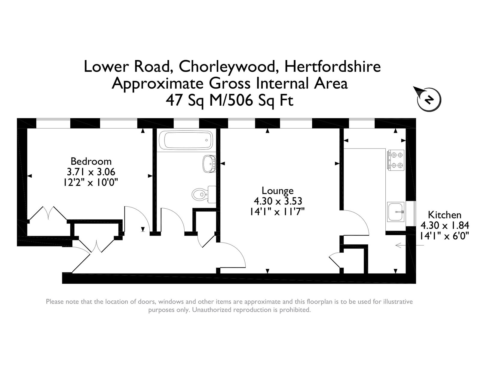 1, Sheraton House, Chorleywood floorplan