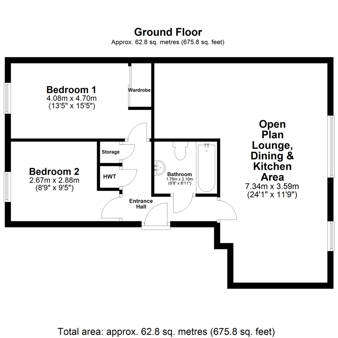 Flat 50, Nautica, Selby floorplan