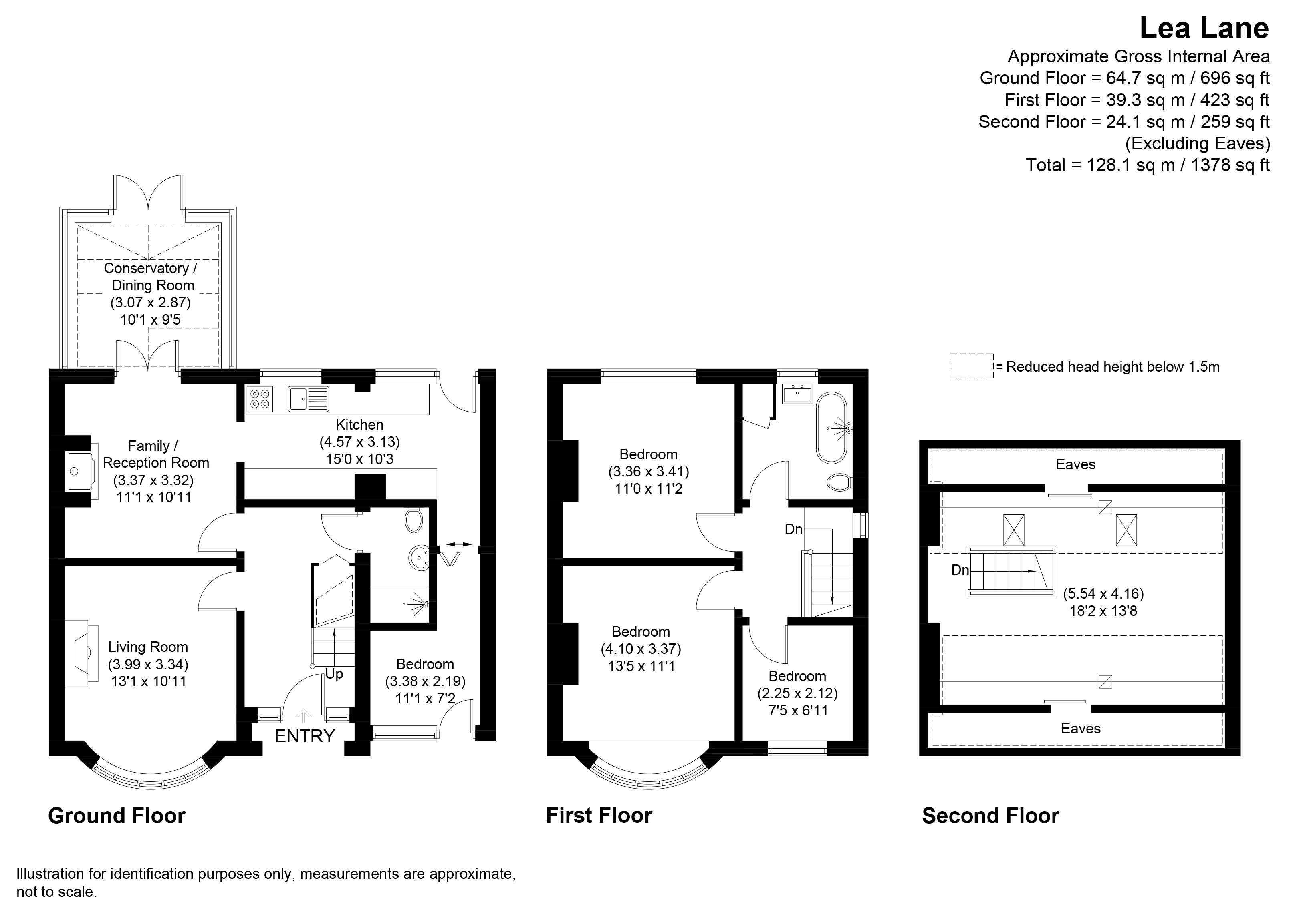 6, Lea Lane, Kidderminster floorplan