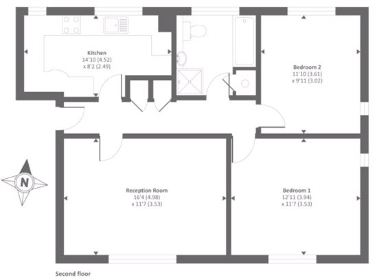 2 Bedrooms Flat to rent in Station Parade, Virginia Water GU25