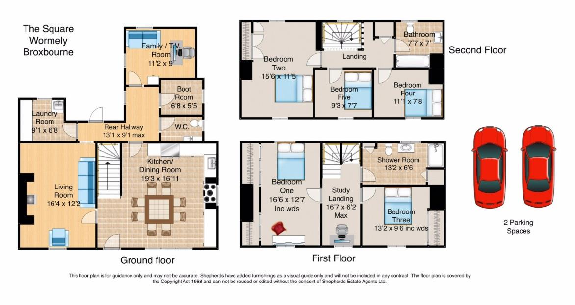 3, The Square, Broxbourne floorplan