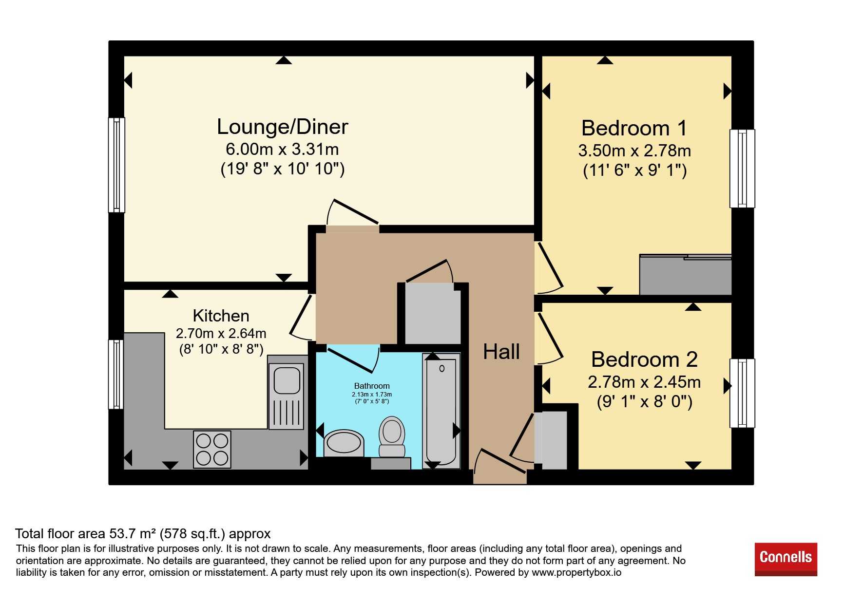 19, Shearers Way, Chelmsford floorplan