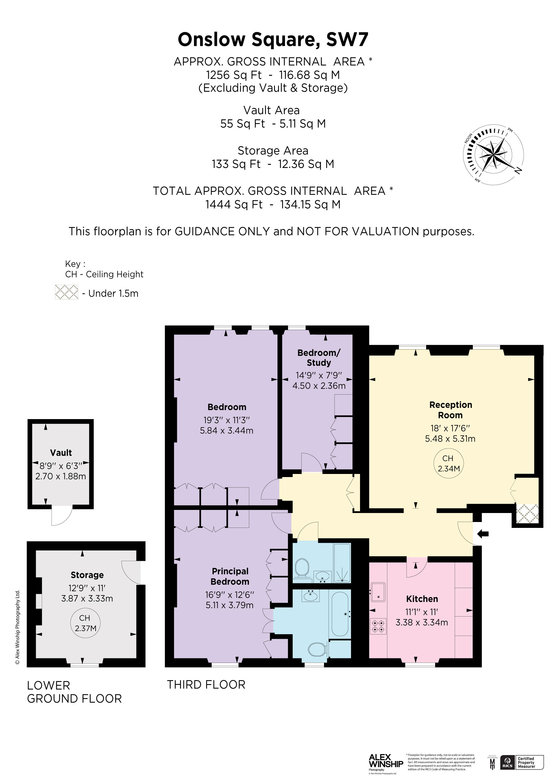 Onslow Square, South Kensington, London SW7, 3 bedroom flat for sale