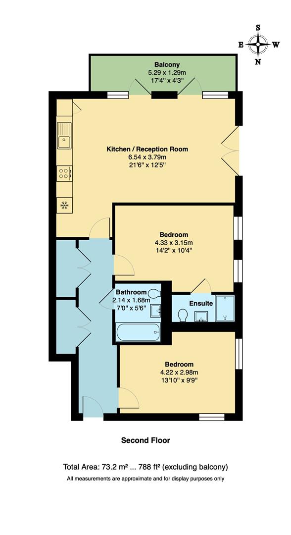 Flat 8, Cunard Apartments, 1 Picture House Mews, Walthamstow floorplan