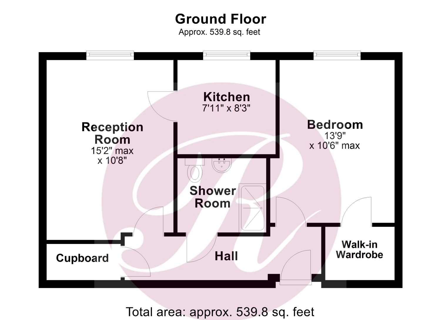 36 Goodwin Lodge, Ark Lane, Deal floorplan