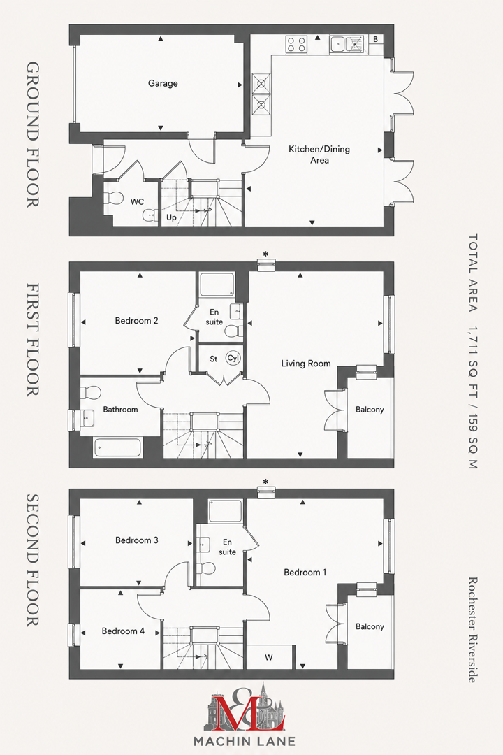 PLOT, Butterworth Grove, Rochester floorplan