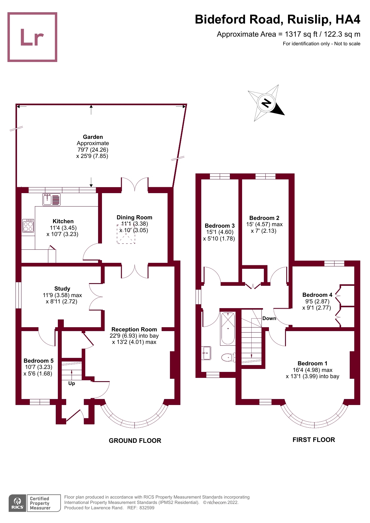 Bideford Road, Ruislip, Middlesex HA4, 4 bedroom end terrace house for