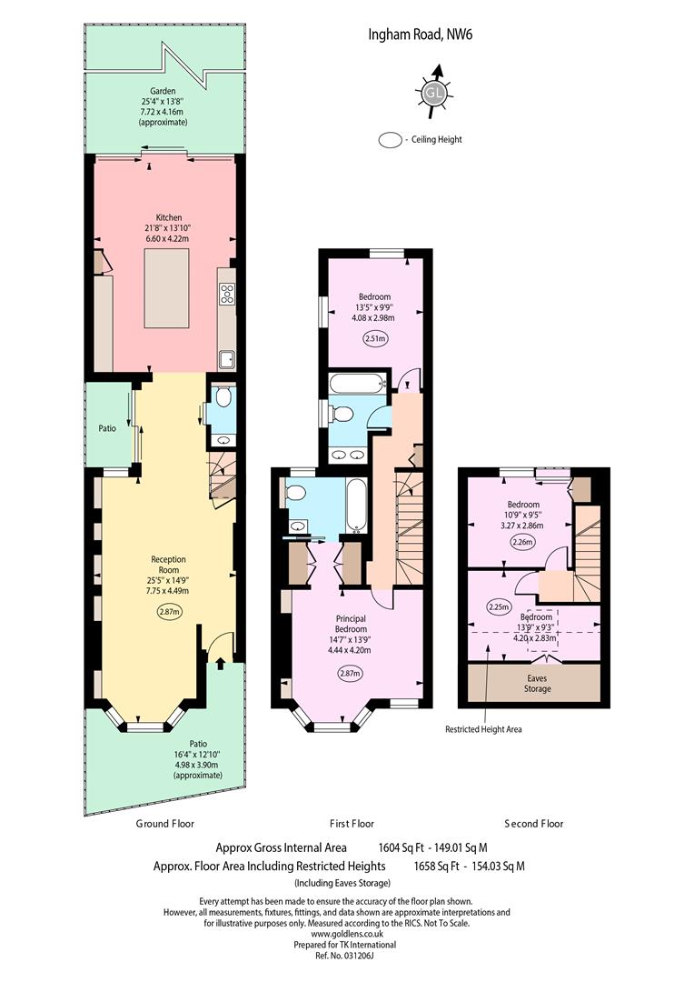 42, Ingham Road, West Hampstead floorplan