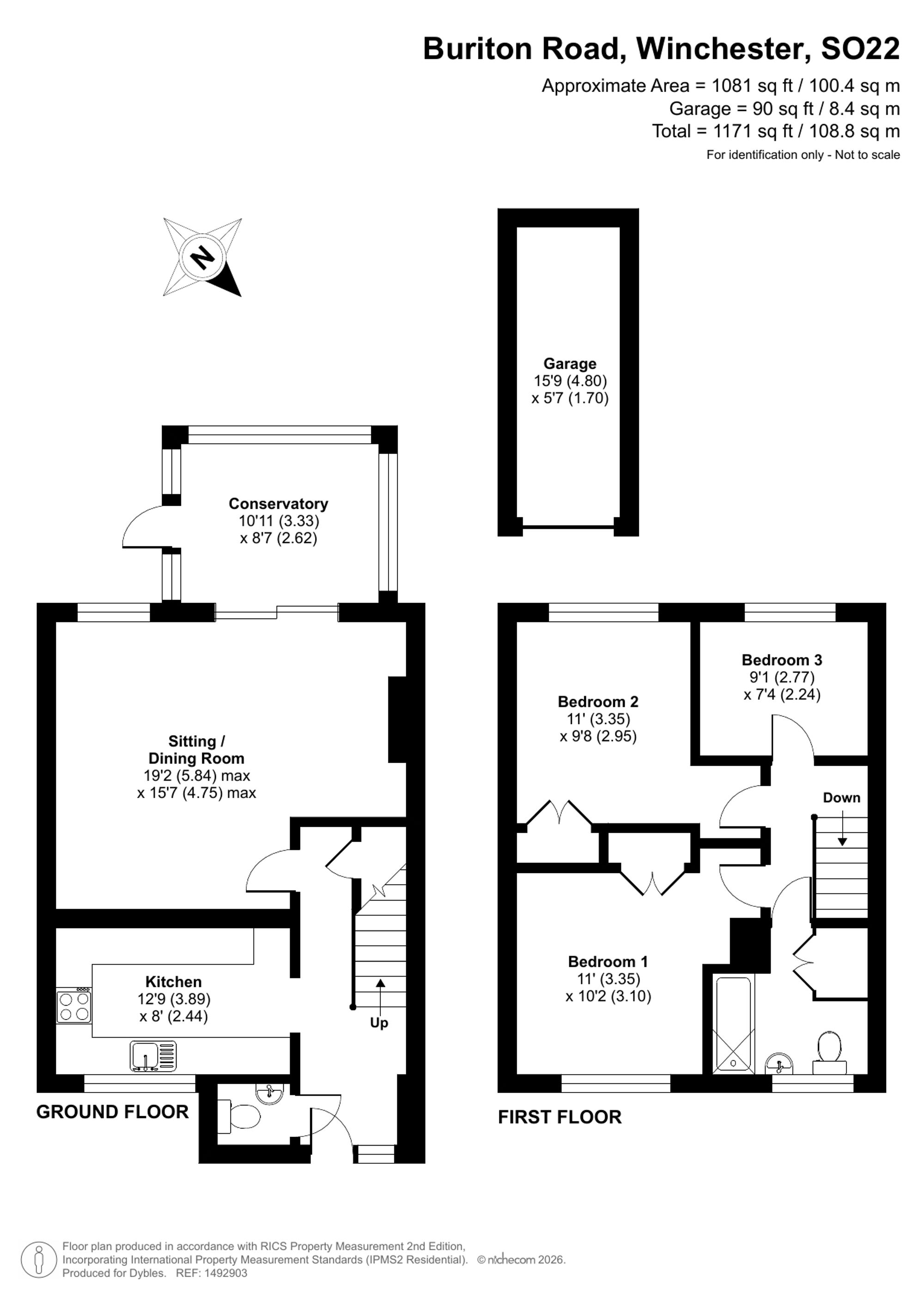 69 Buriton Road, Winchester floorplan