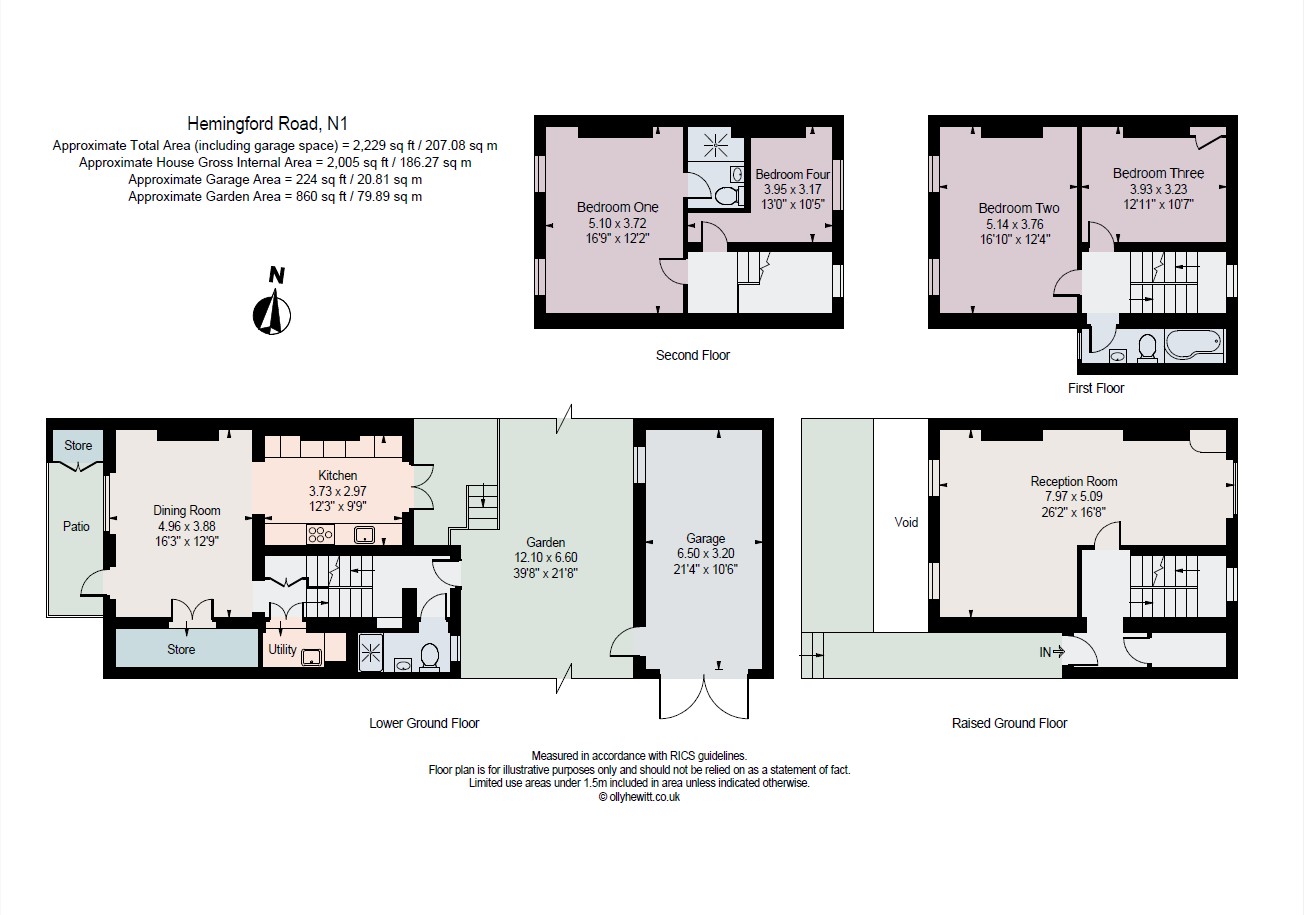104, Hemingford Road, London floorplan