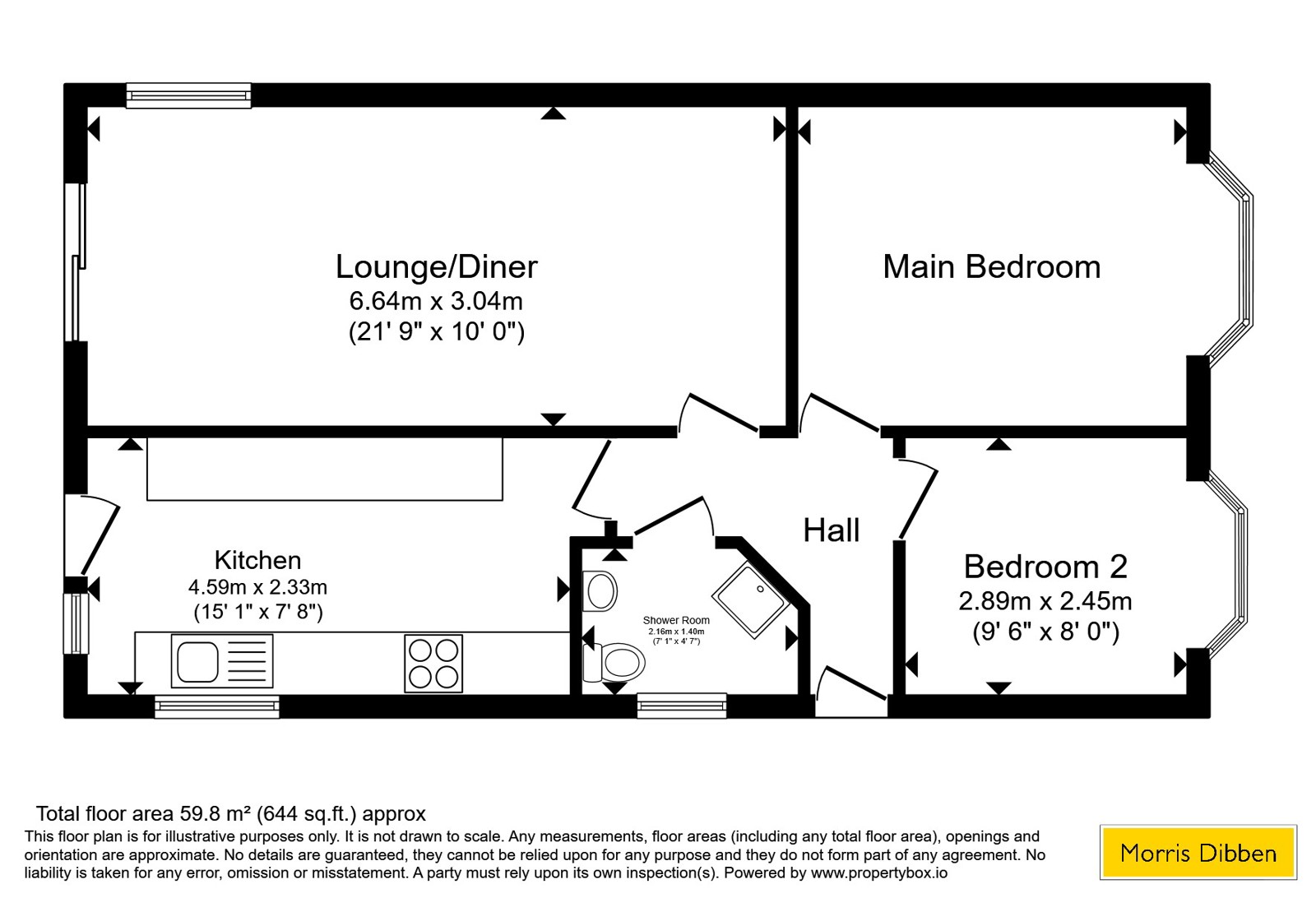 47, Onibury Road, Hampshire floorplan
