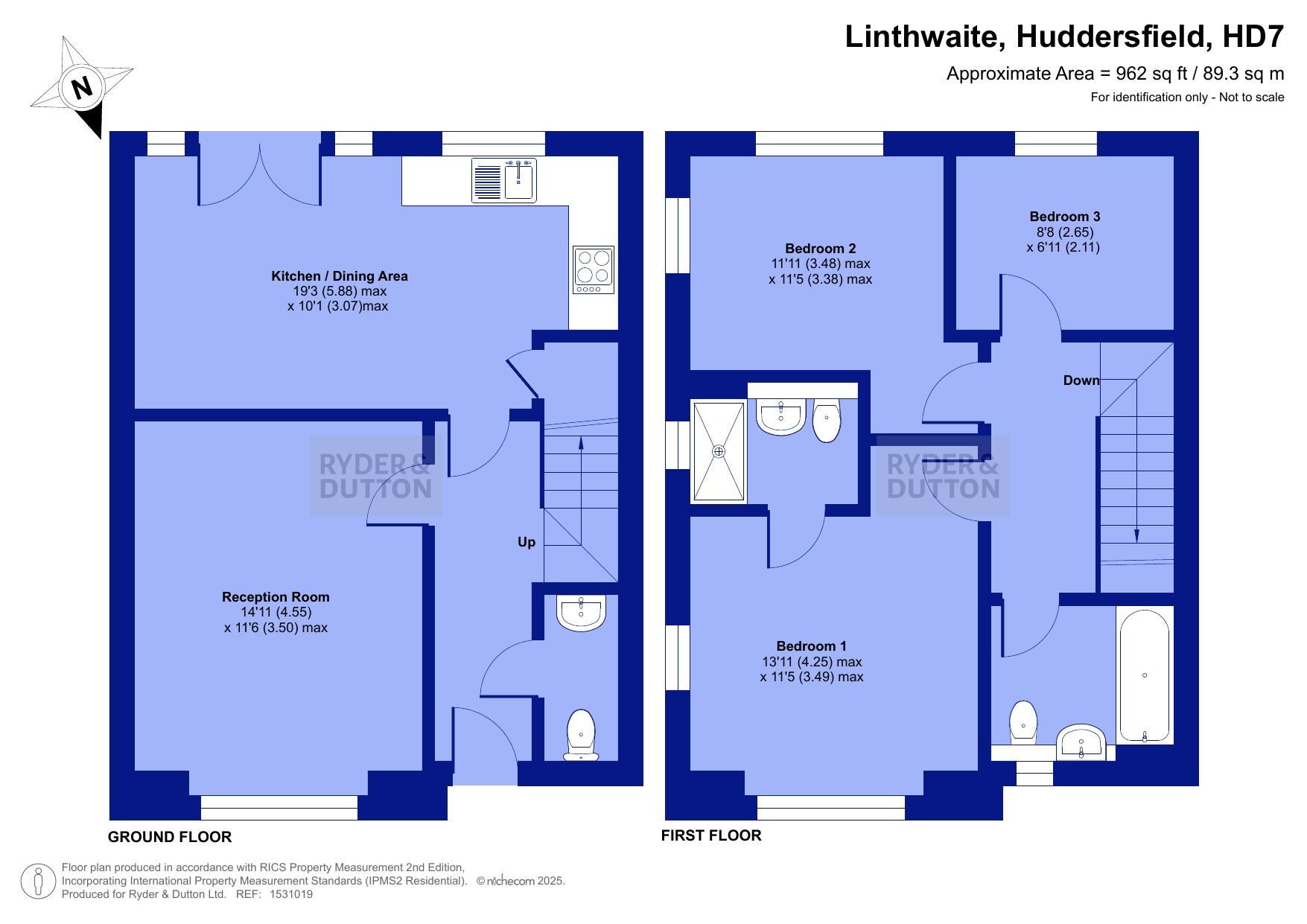 Acorn Rise, Huddersfield floorplan