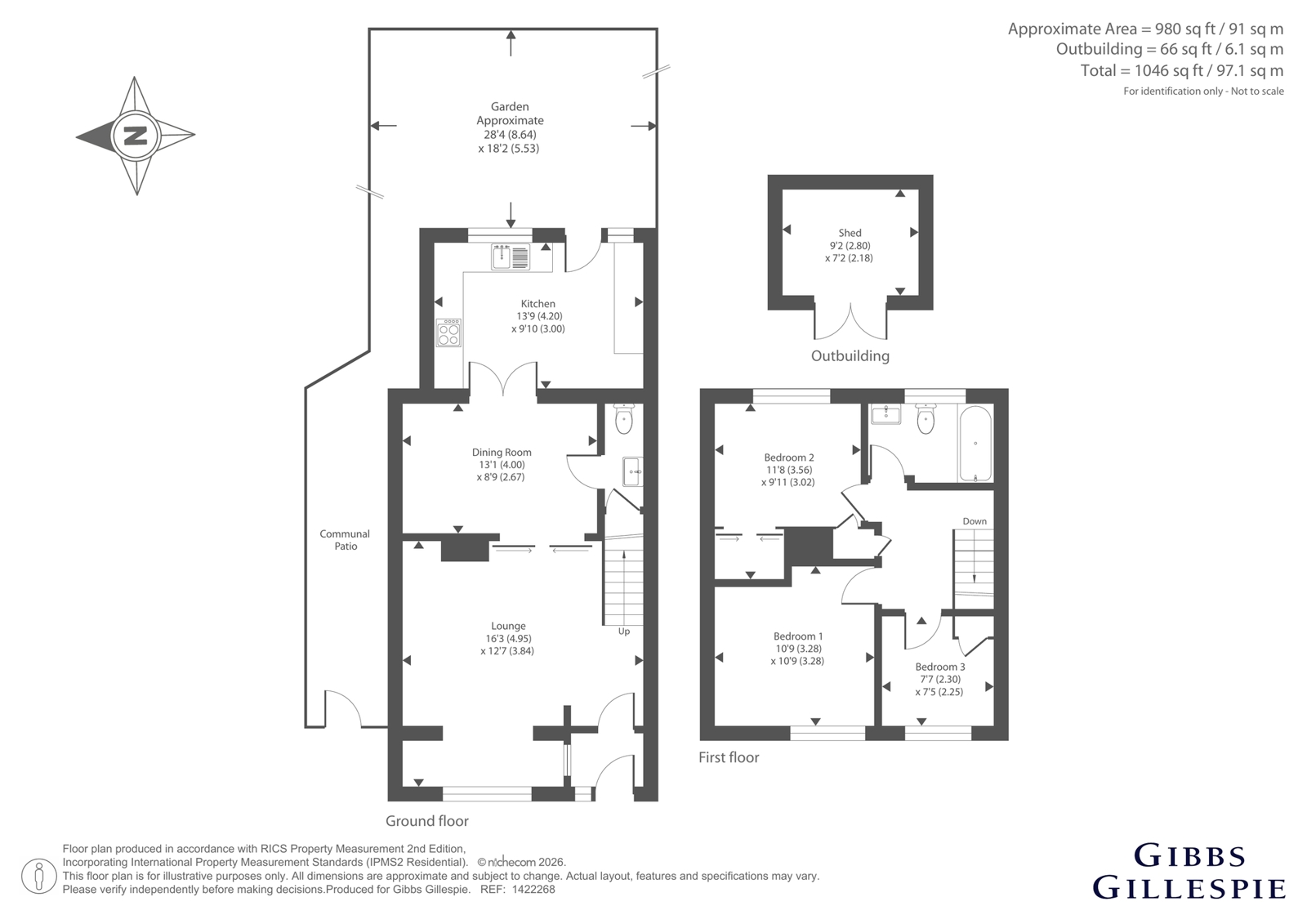 3, Muirfield Close, Hertfordshire floorplan