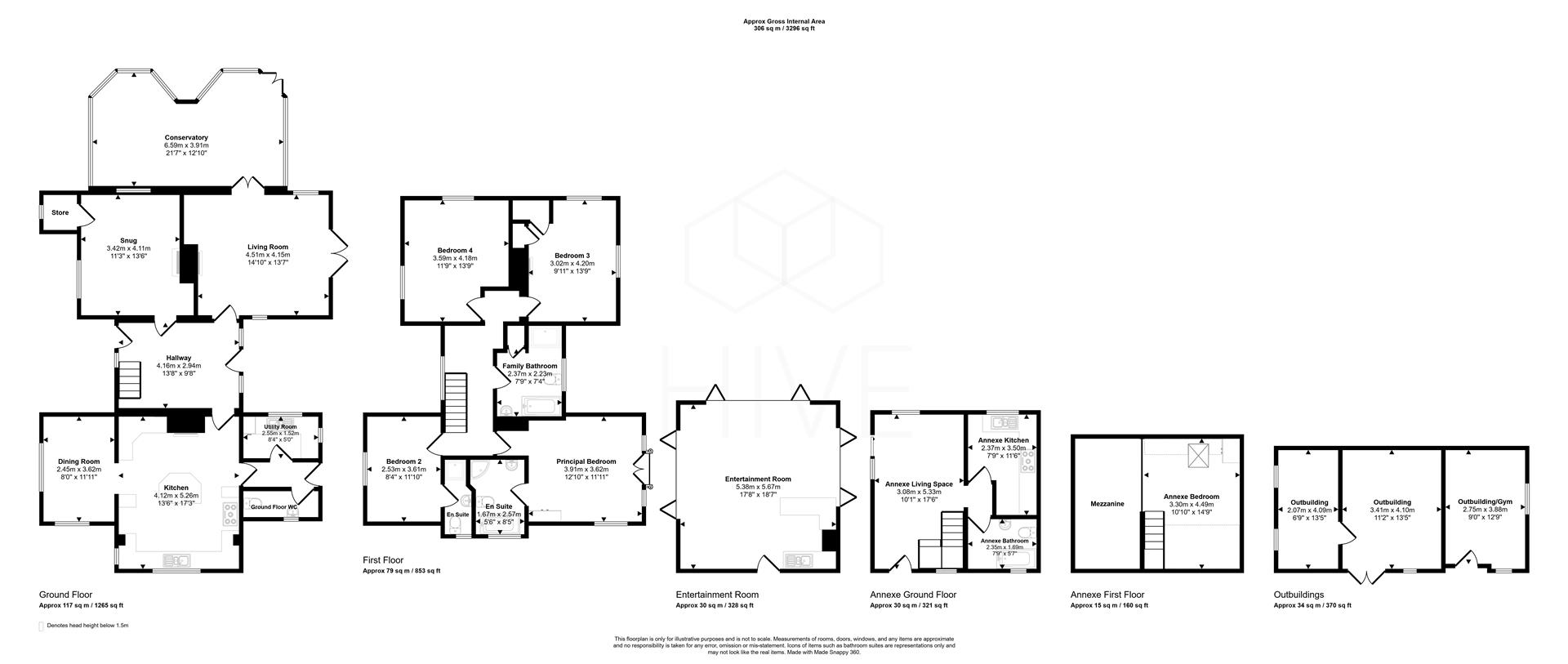Brook House, 48, Sandford, Ringwood floorplan