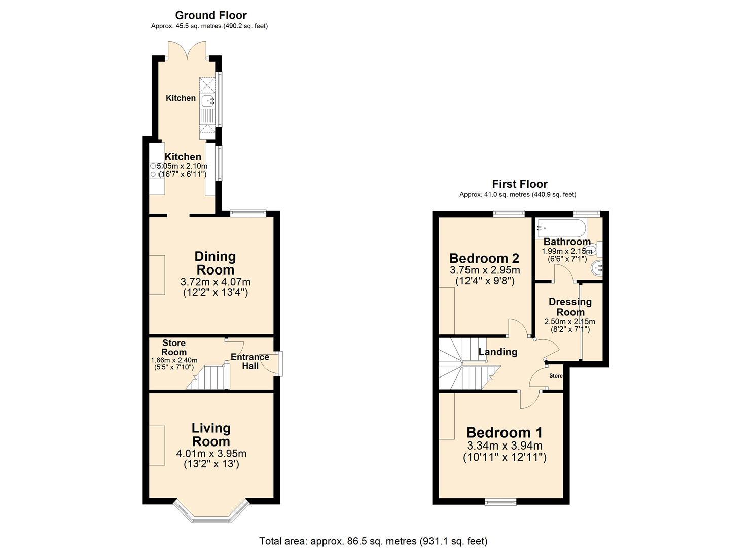 79, Wharf Lane, Chesterfield floorplan