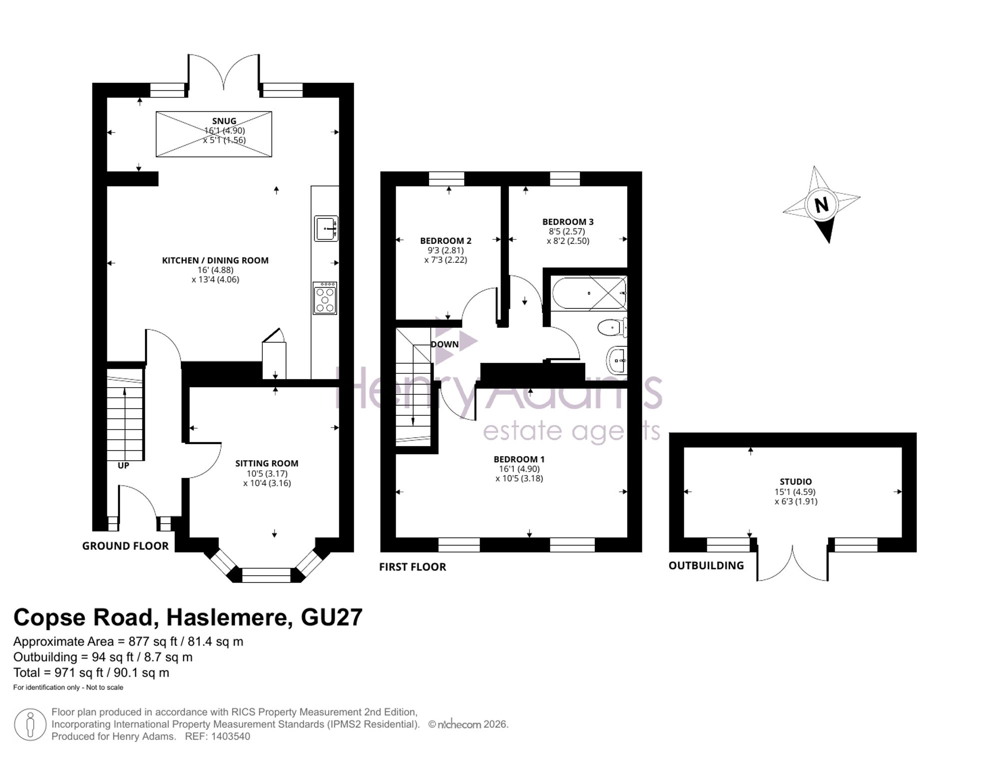 16 Copse Road, Haslemere floorplan