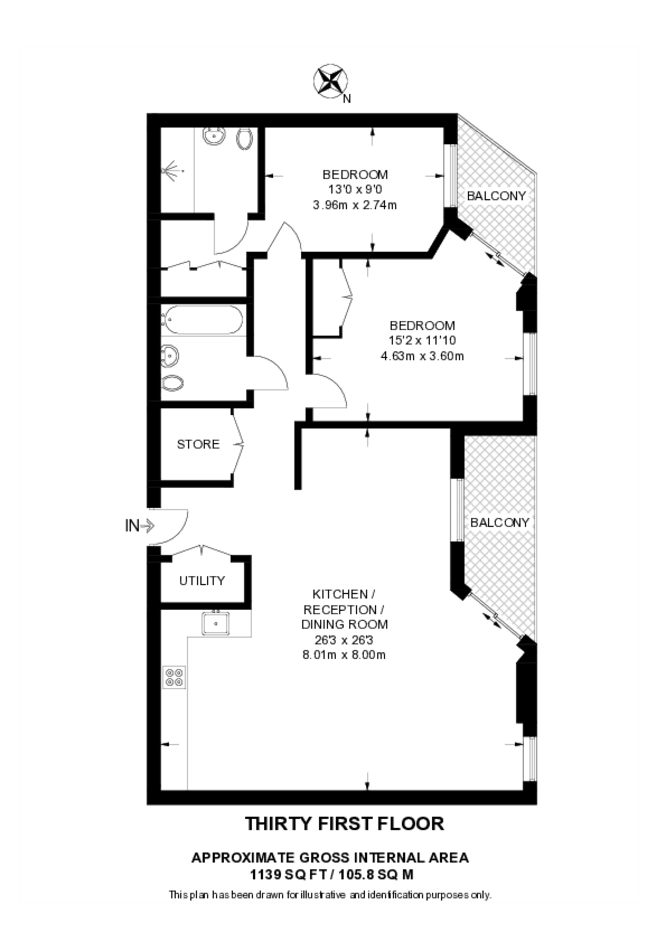 Hale Works Apartments,, Tottenham floorplan