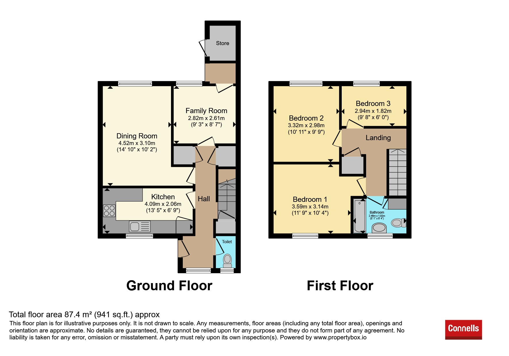 65, Wordsworth Crescent, Kidderminster floorplan