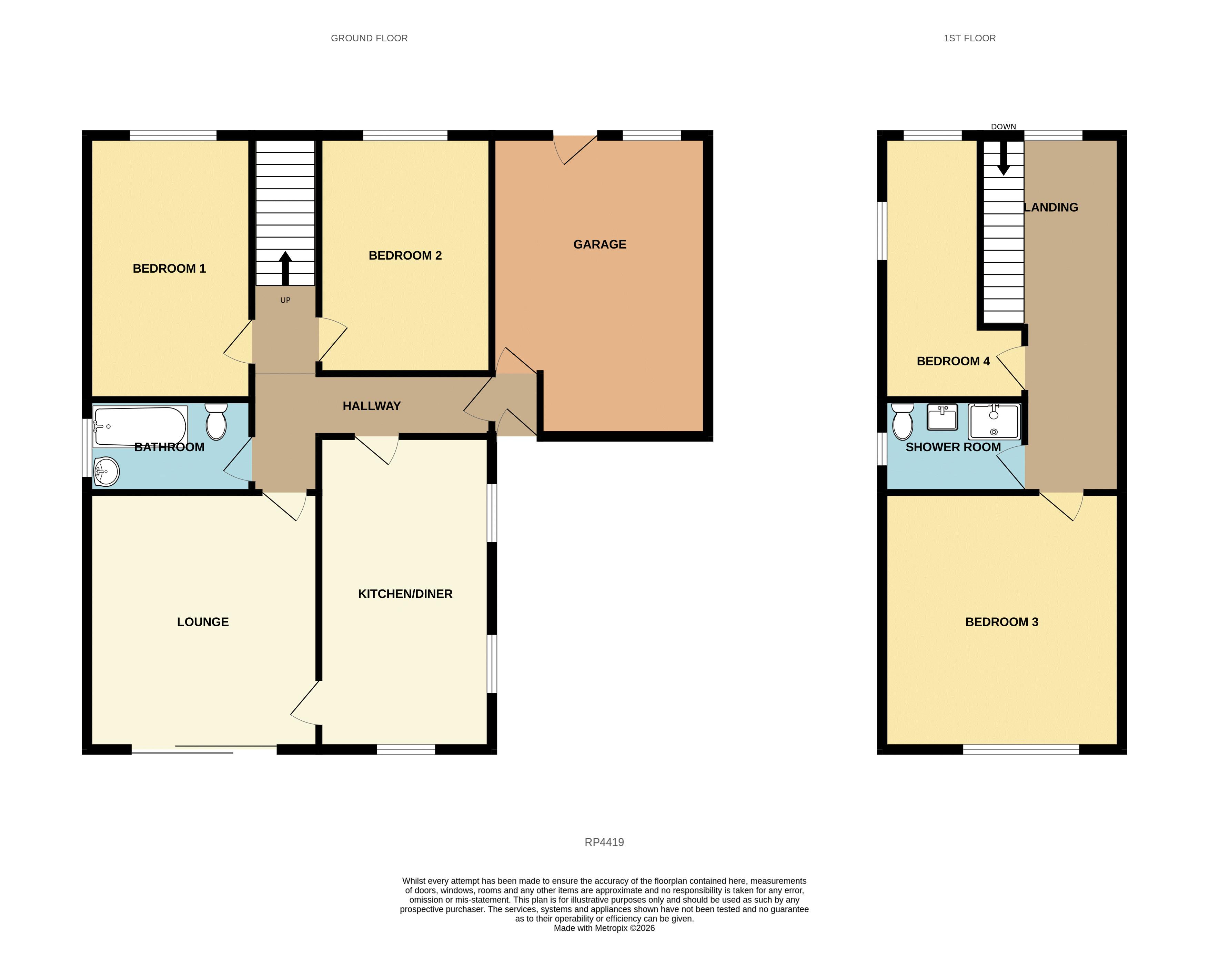 19, Dinerth Avenue, Colwyn Bay floorplan