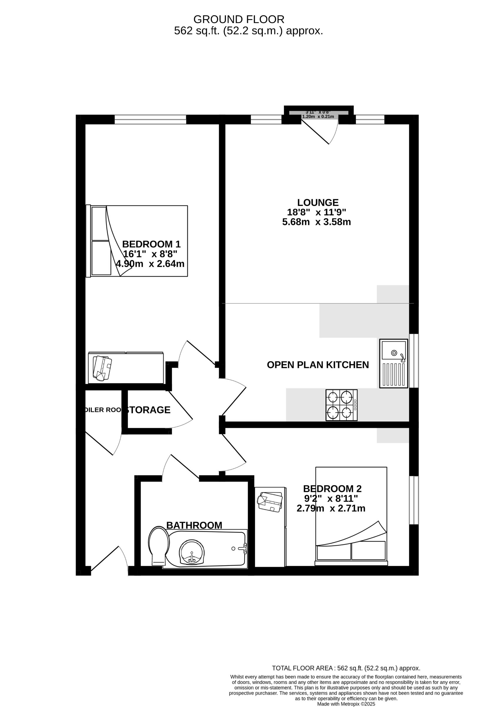 16 Yearsley House, York floorplan