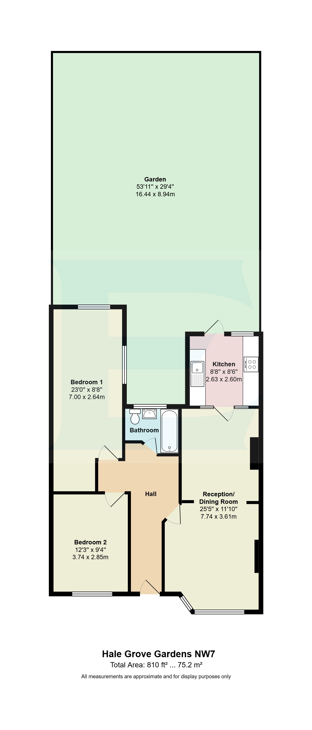 28, Hale Grove Gardens, London floorplan