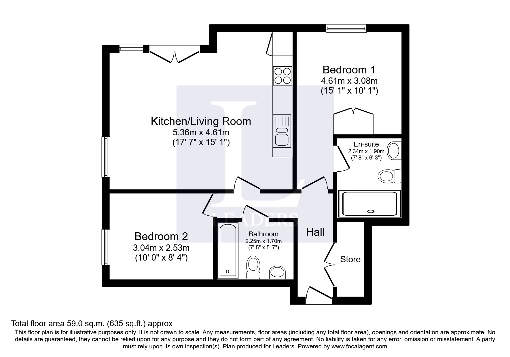 Somerset Close, Derbyshire floorplan