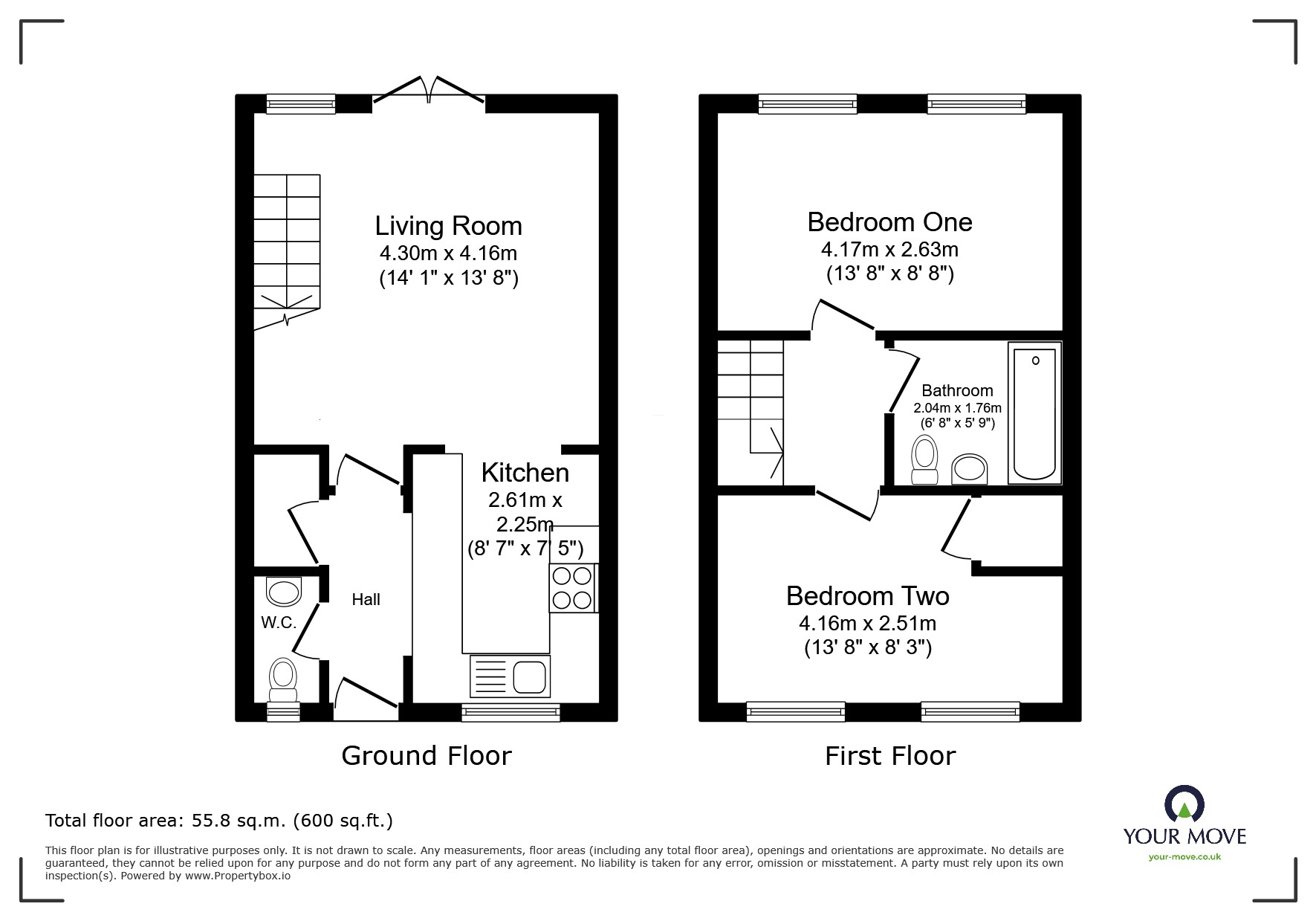 28, Bridgefield Close, Manchester floorplan