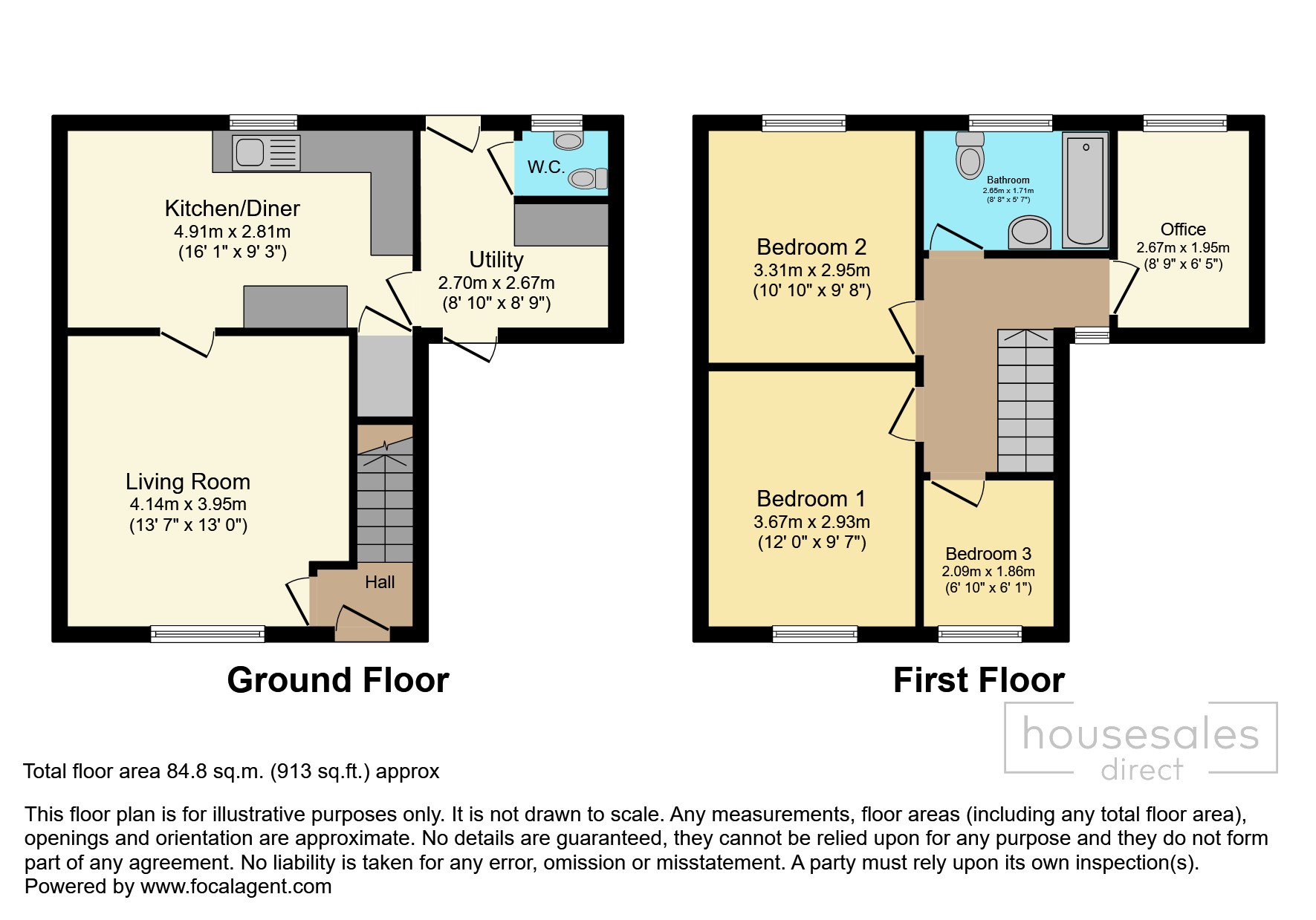 83, Barnsley Road, Pontefract floorplan