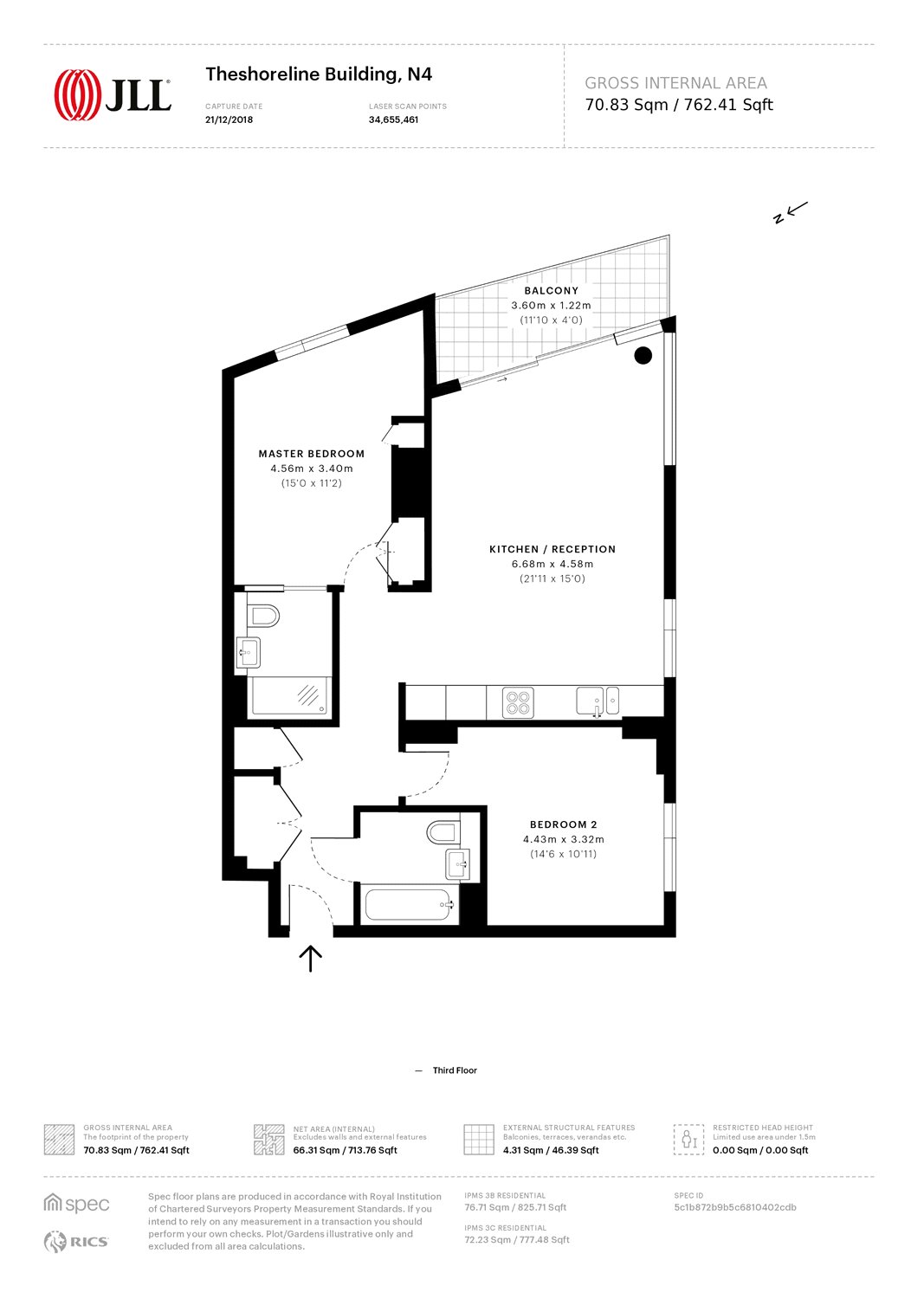 2 Bedrooms Flat to rent in The Shoreline Building, 42 Newnton Close, London N4