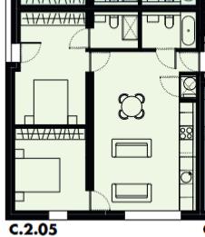 Uptown, C 2.05, Springfield Ln, Manchester floorplan