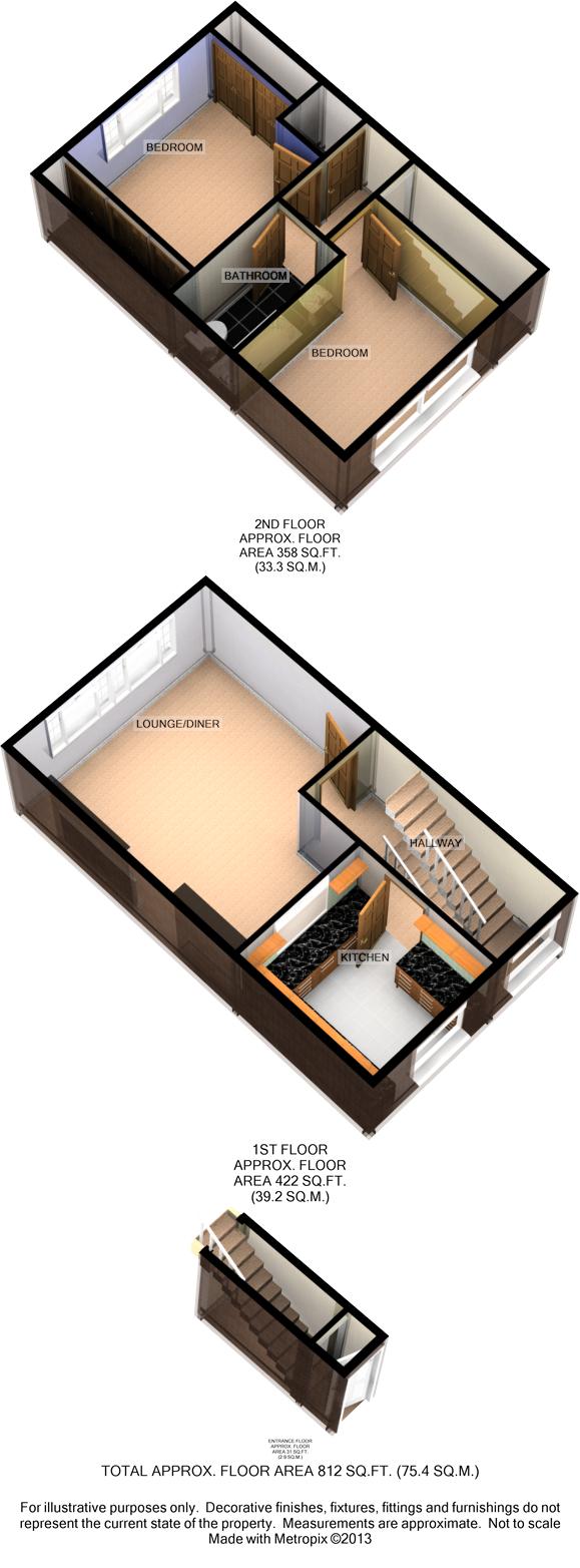 Waleton Acres, Carew Road, Wallington SM6, 2 bedroom flat for sale