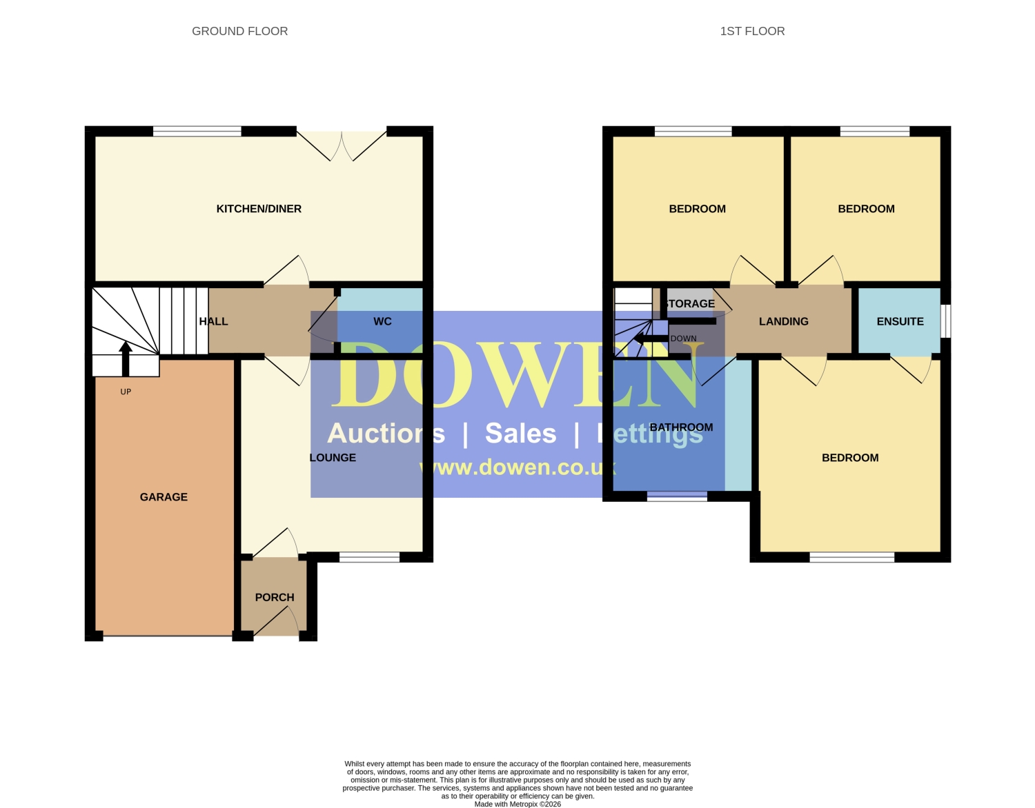 16, Roseberry Close, Seaham floorplan