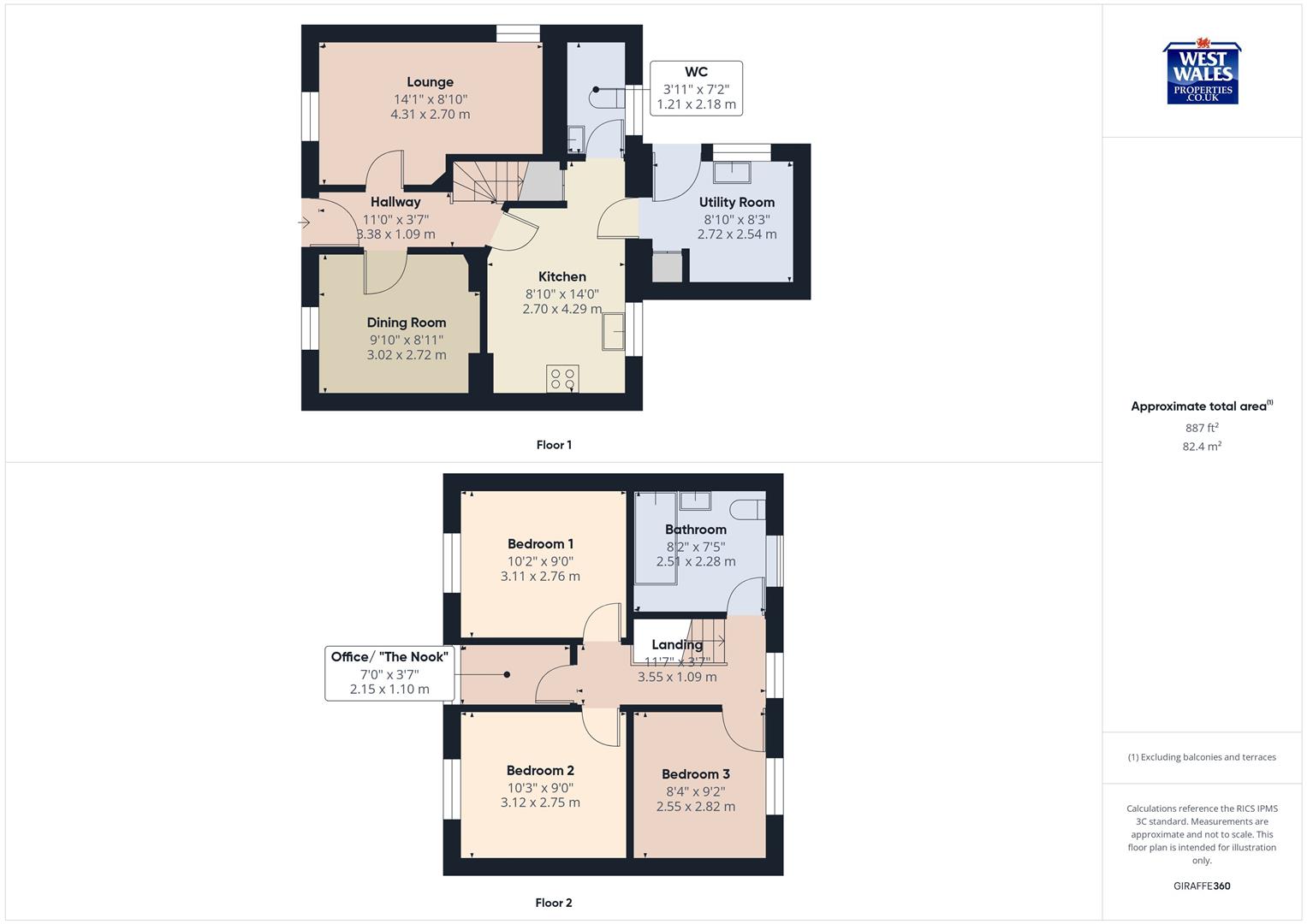 Brynderi, Llanelli floorplan