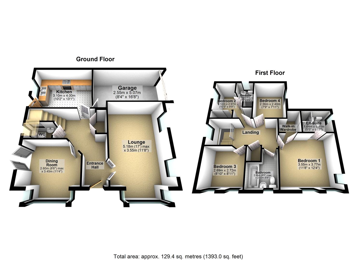 11, Castle Lodge Gardens, Leeds floorplan