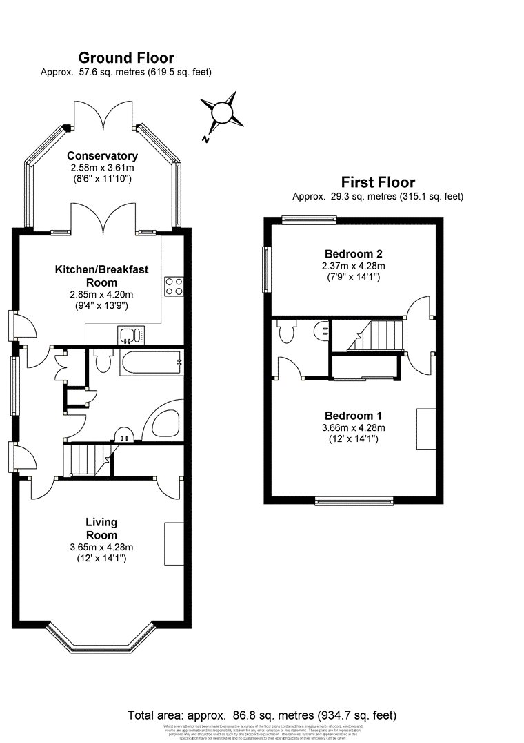 2 Bedrooms Semi-detached house for sale in Aldershot Road, Pirbright, Woking GU24