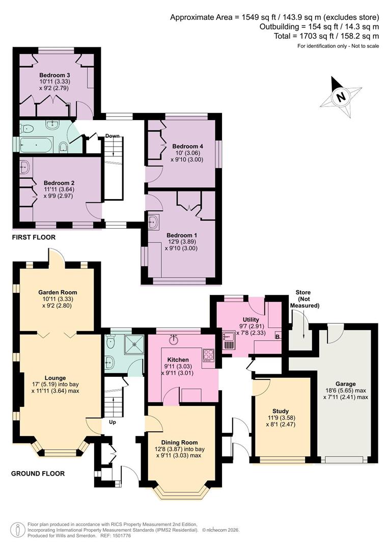Ridge House,, Highfields, East Horsley floorplan