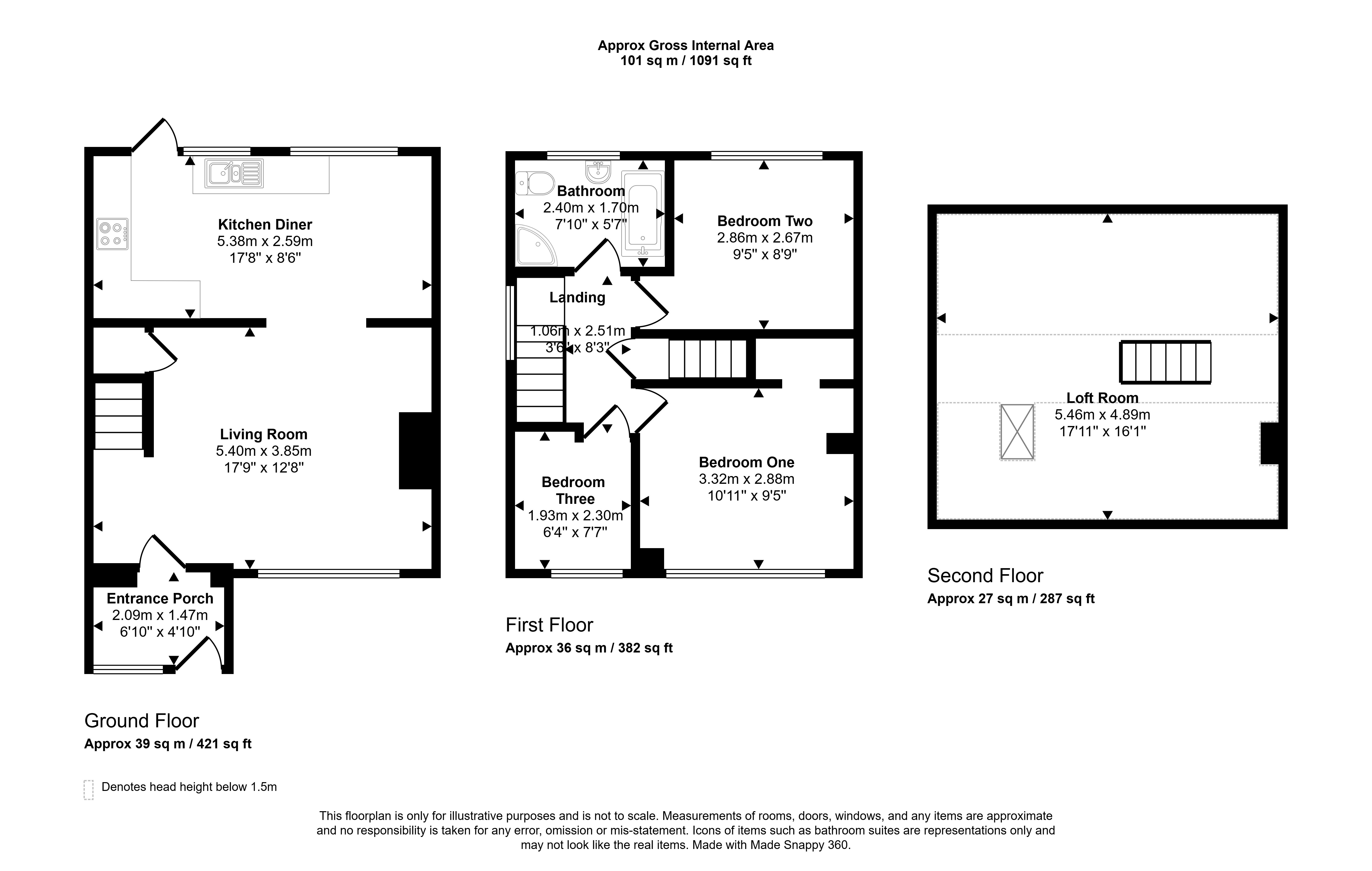Dan-yr-Allt Close, Rhydyfelin Pontypridd floorplan