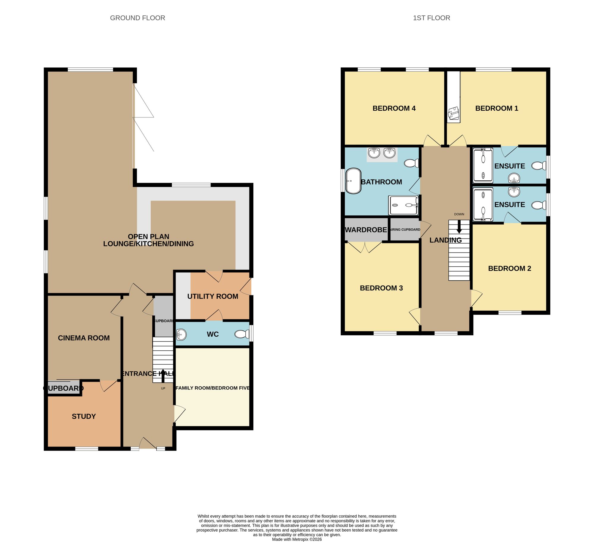 Stanford House High Road, Wisbech floorplan