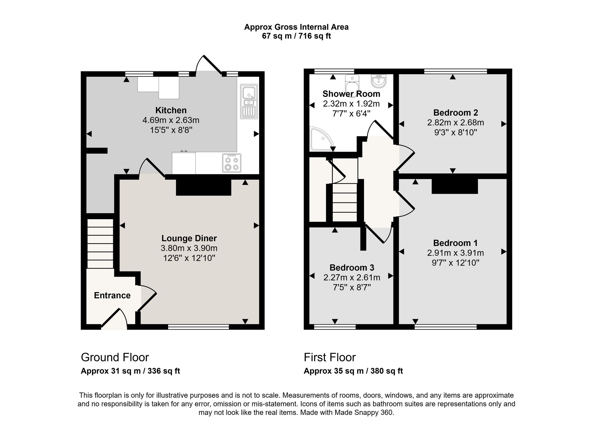 6, Gerrards Close, Irlam, M44 floorplan