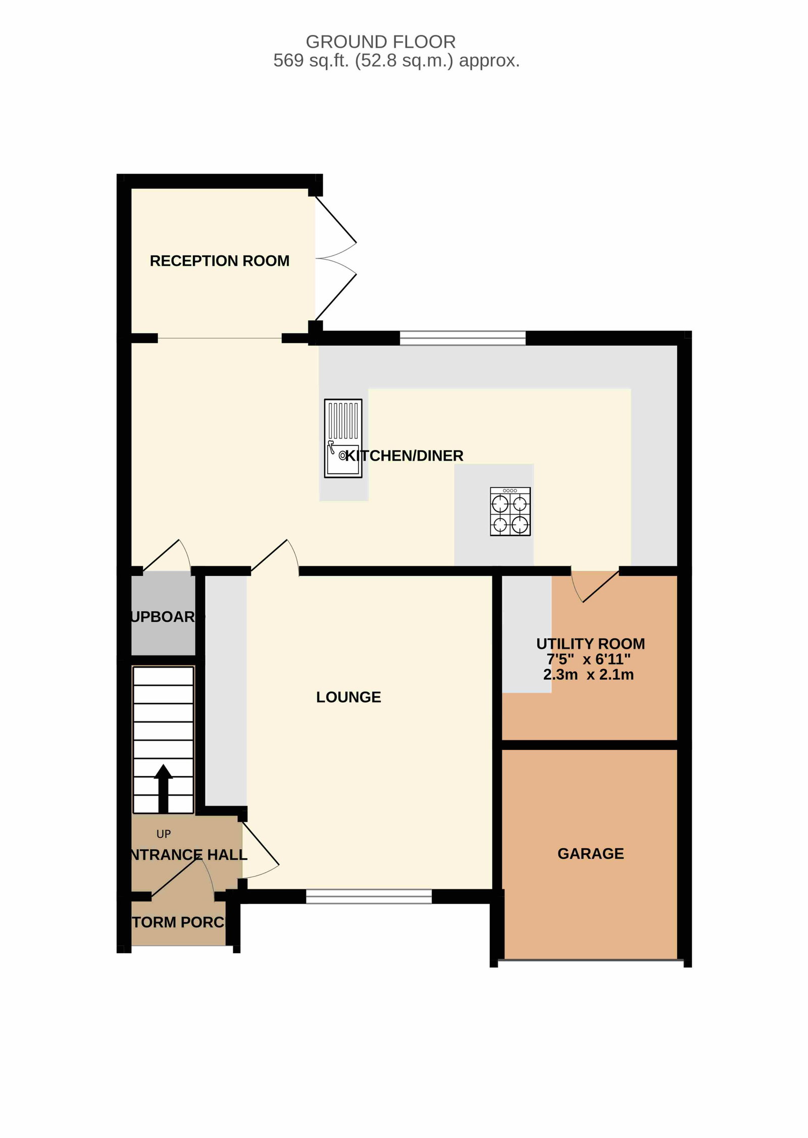 5, Earl Drive, Burntwood floorplan