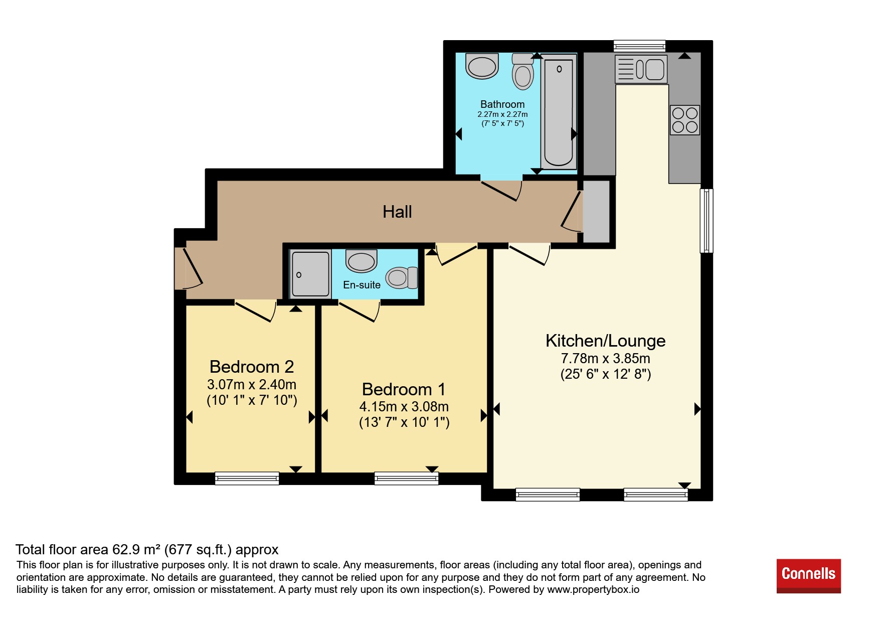 Flat 5, Milligans Point, 42, Mill Lane, Kidderminster floorplan