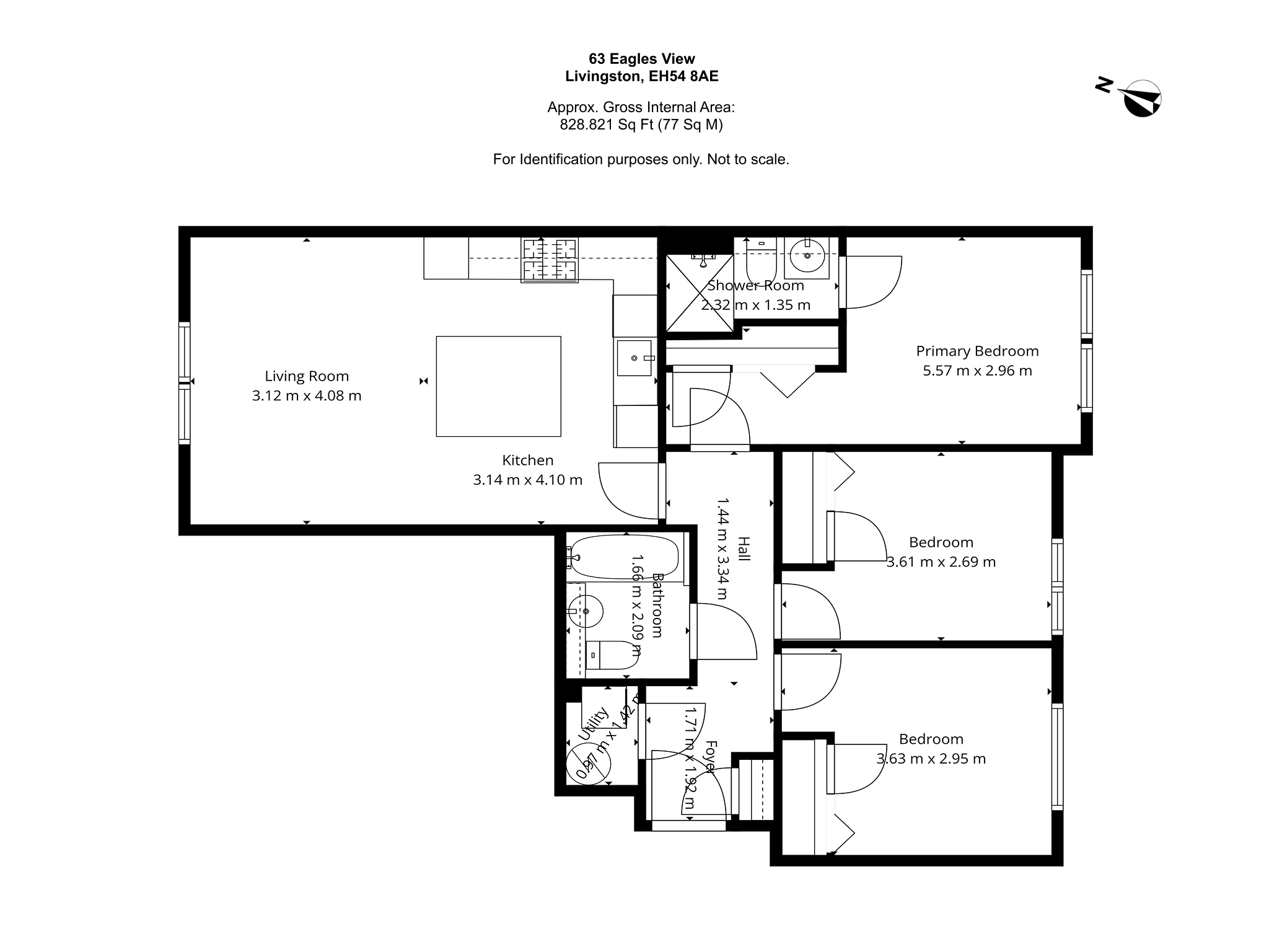 63, Eagles View, Livingston floorplan