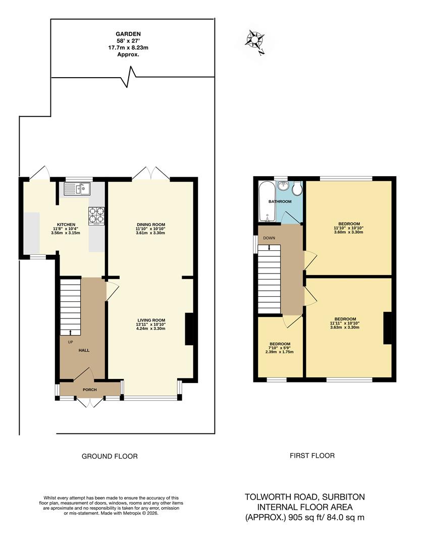 7, Tolworth Road, Surbiton floorplan
