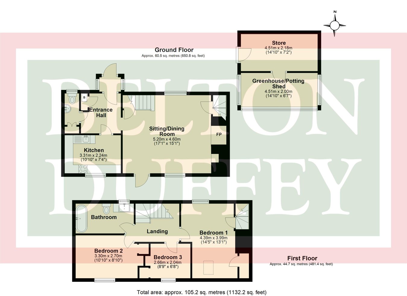 Tilly's Retreat, Moorgate Road, Hindringham floorplan