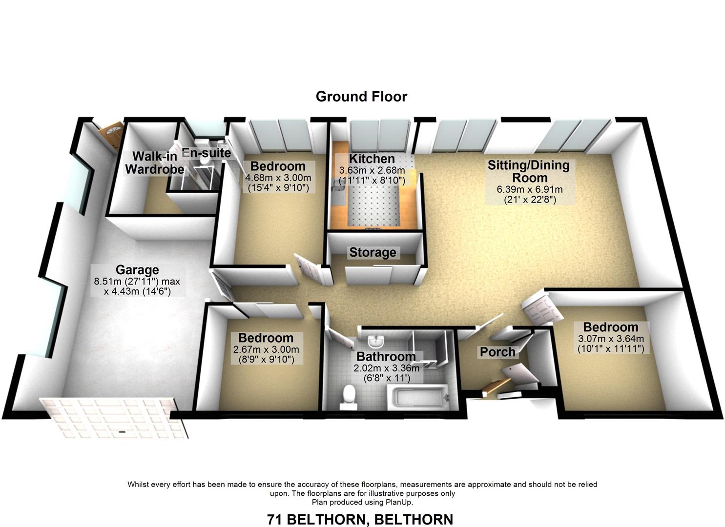 71, Belthorn Road, Blackburn floorplan