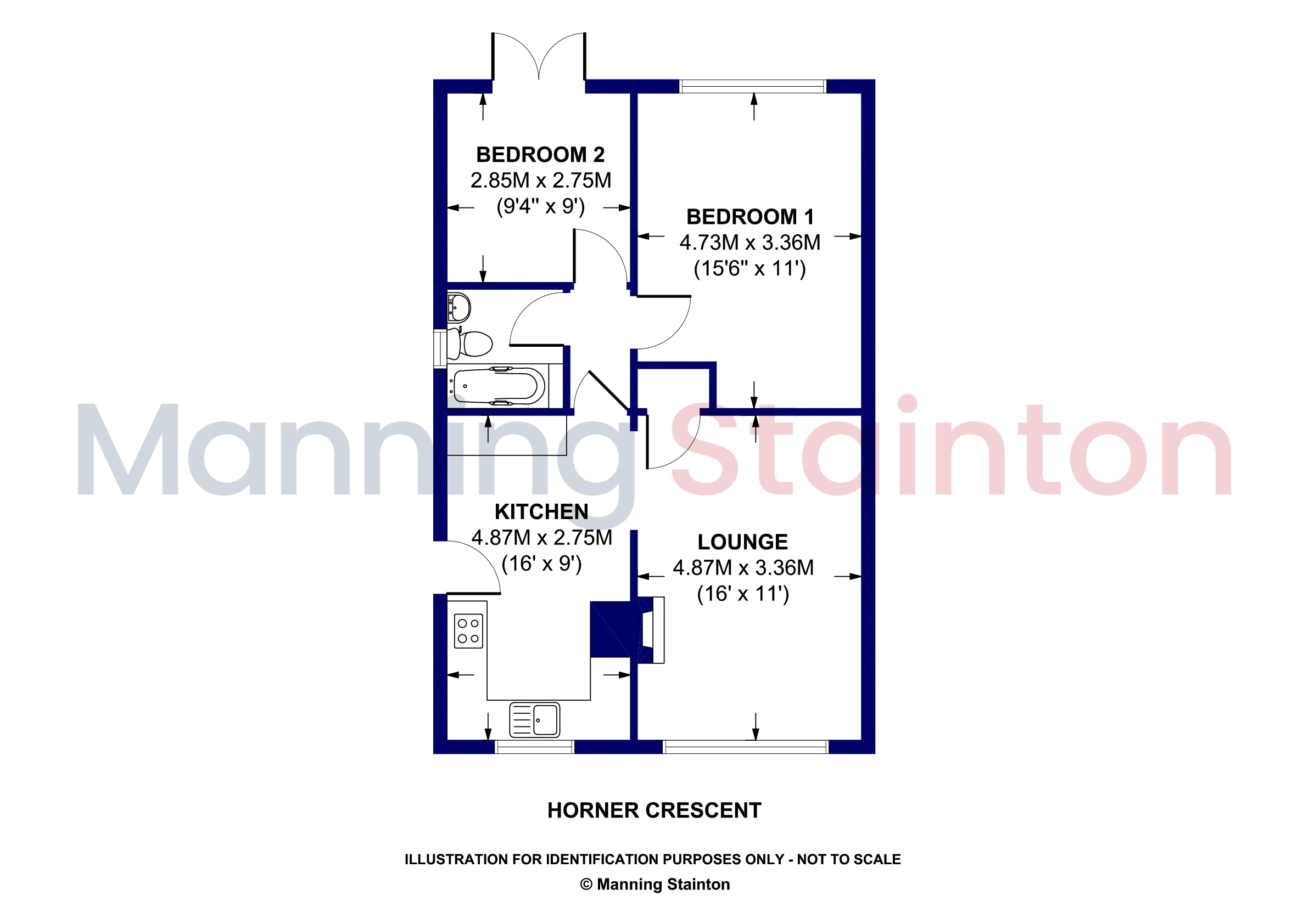 Horner Crescent, West Yorkshire floorplan